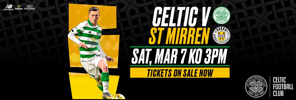 Last remaining tickets on sale for Celtic v St Mirren