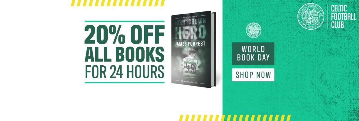 World book day: 20% off all books for 24 hours