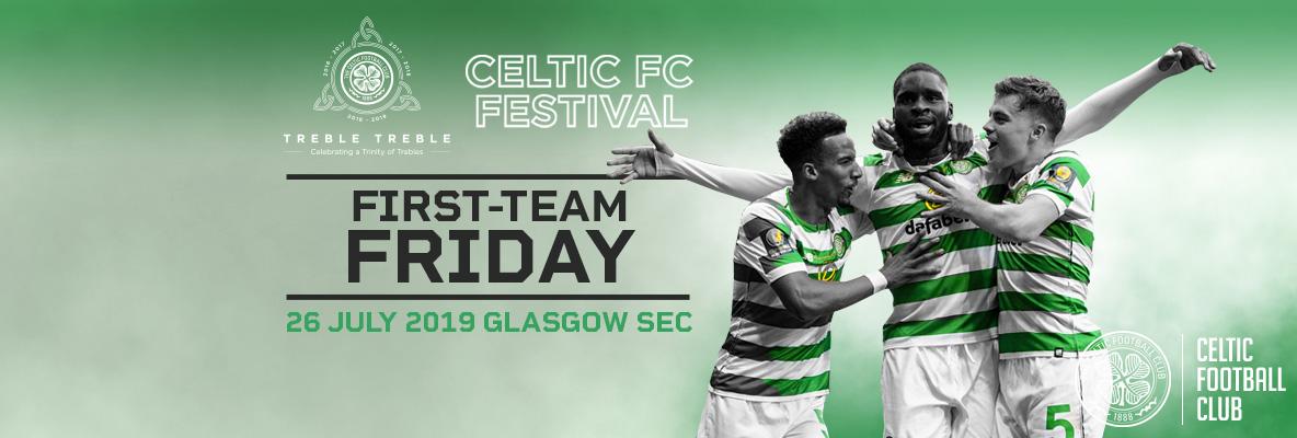 First-team friday at the celtic fc festival