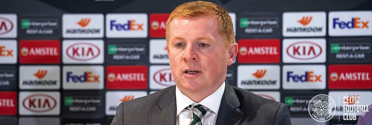 Neil Lennon: We want to finish top of UEFA Europa League group 