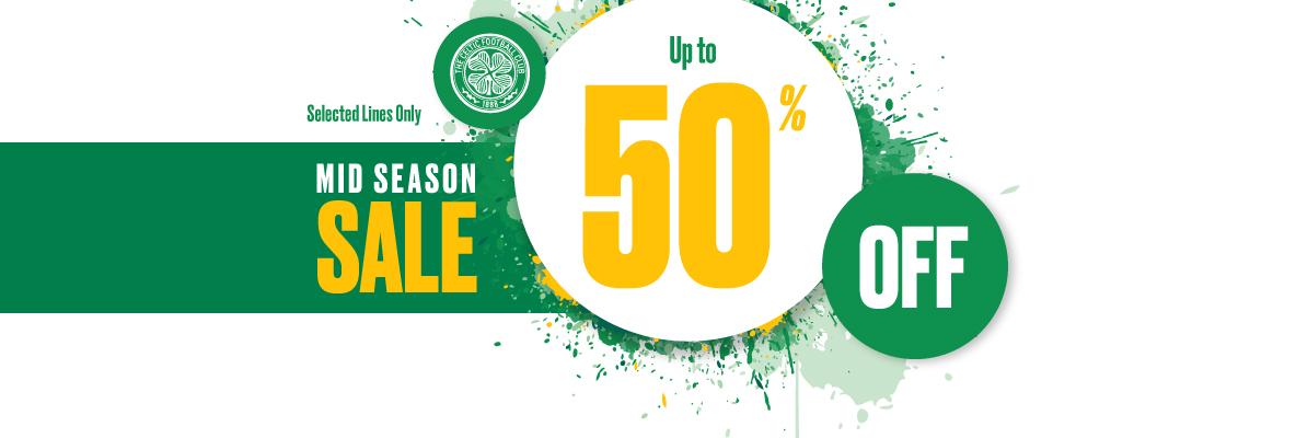 Shop And Save With Celtic With Up To 50% Off Selected Lines!