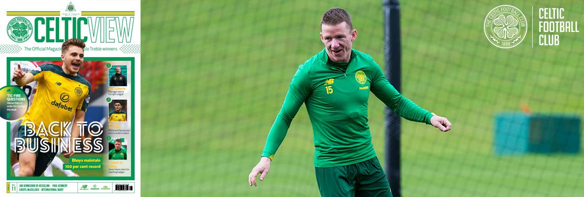 Jonny Hayes on his derby goal in this week’s Celtic View