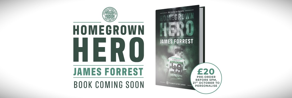 Homegrown Hero: Pre-order & personalise new James Forrest book