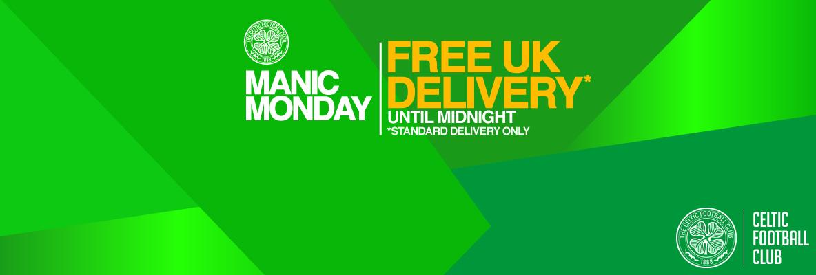 Manic Monday: Free UK standard delivery until midnight