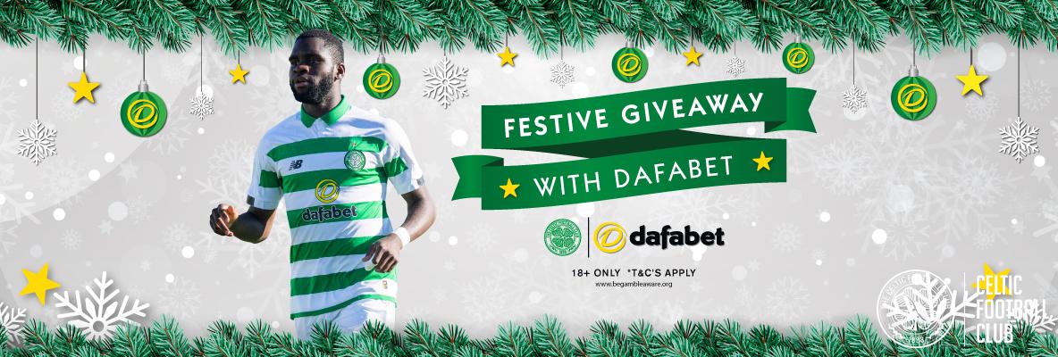 Festive giveaway with main club sponsor Dafabet