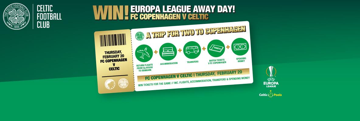 One week to enter! Win a Europa League away trip to Copenhagen