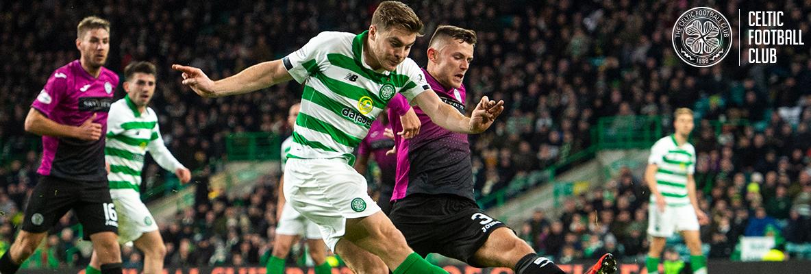 Forrest fires table-topping Celts to victory over St Mirren
