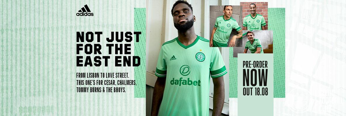 adidas x Celtic FC unveil the away kit. Pre-order now