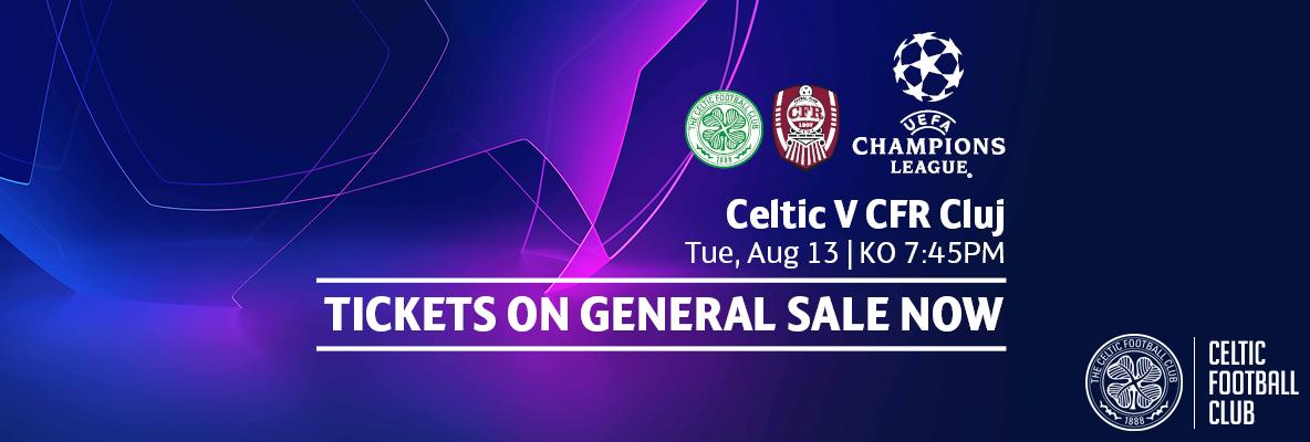 Celtic v Cluj - All remaining tickets on general sale
