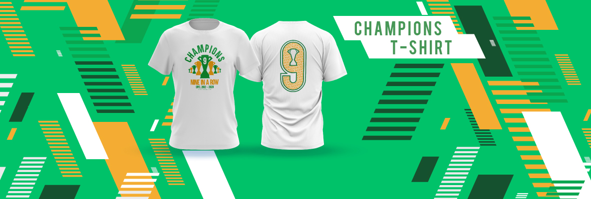 Continue your celebrations: Shop our 9 in a row Champions range
