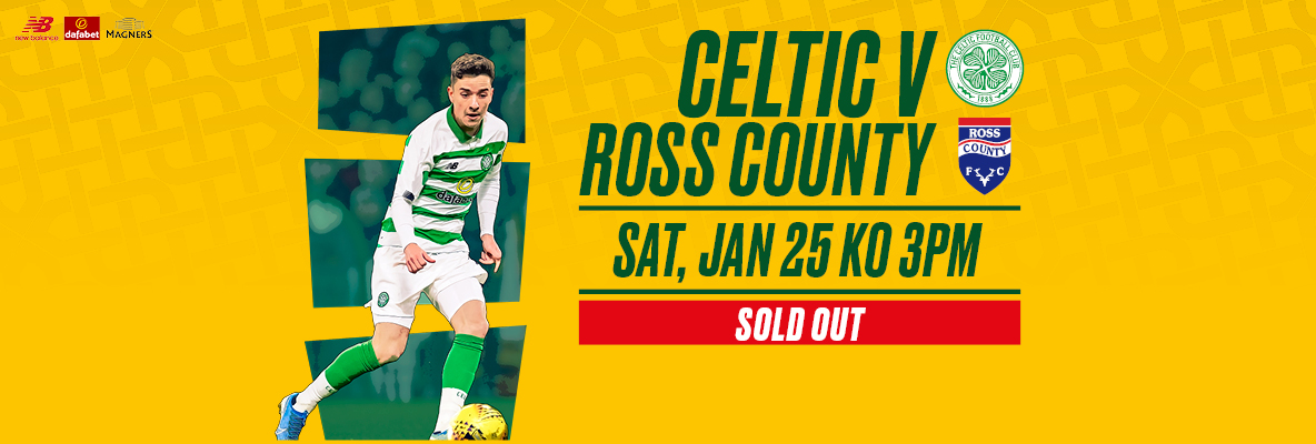 Another sold out fixture for the champions v Ross County