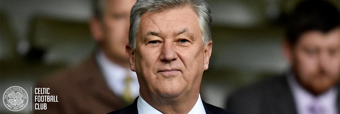 Chief Executive Peter Lawwell announced for Celtic FC Festival