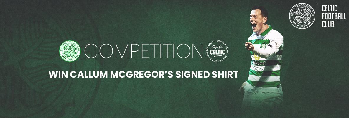 Win a Celtic shirt signed by Callum McGregor